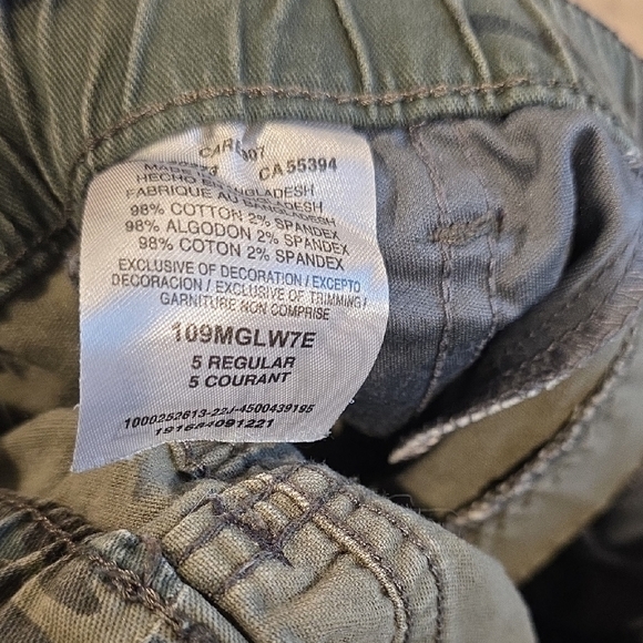 (J43) Wrangler Sz 5 Regular Kids Camouflage Joggers - Picture 7 of 7